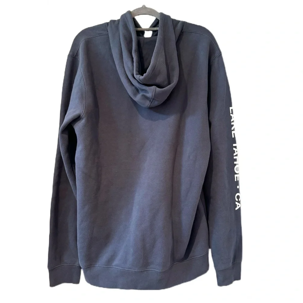 AS Colour Pullover Blue Hoodie Sweatshirt Men's Size L Fits Like Medium